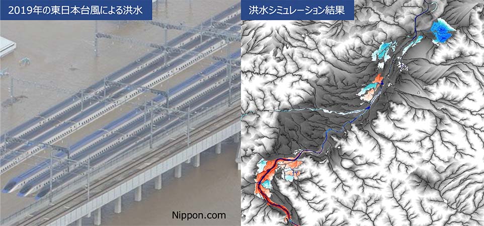 リアルタイムの河川・洪水予測