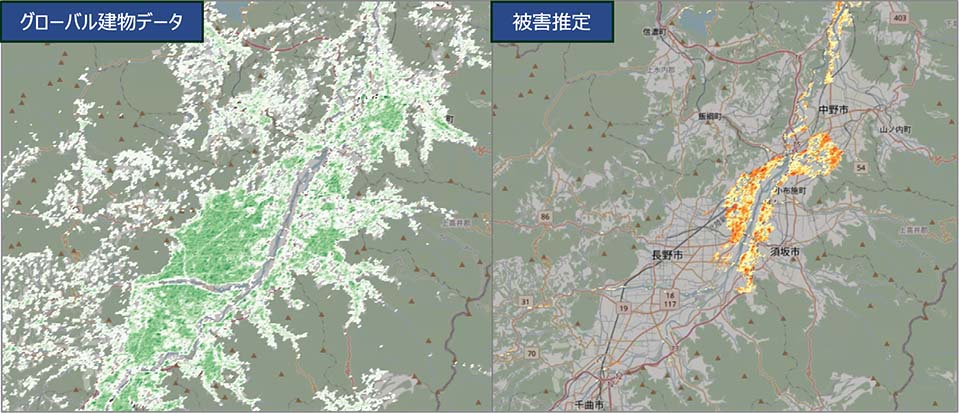 洪水による被害予測